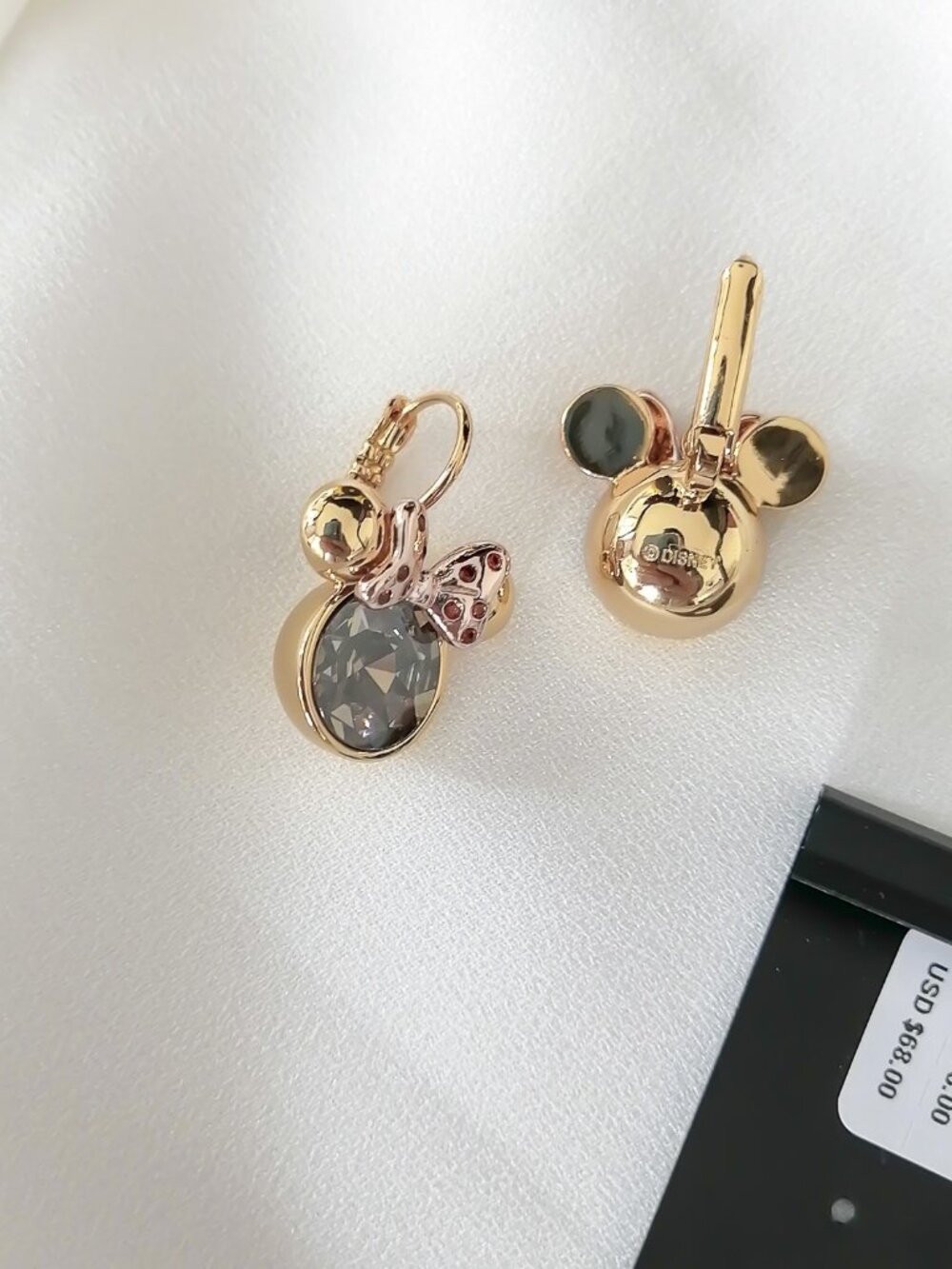 Kate Spade Minnie Mouse Gold Leverbacks Earrings | NEW - Picture 5 of 5